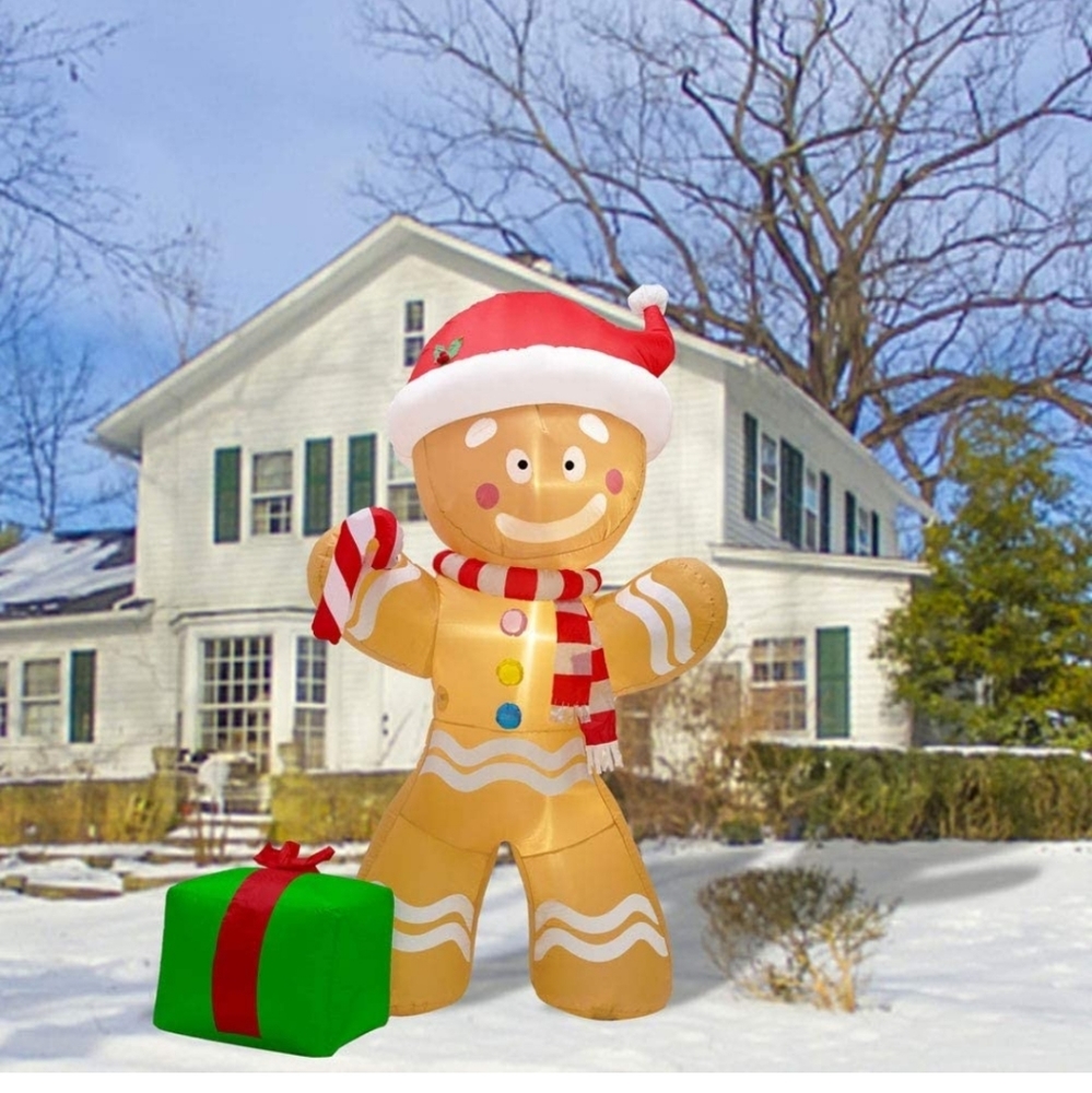 8 ft Christmas inflatable gingerbread